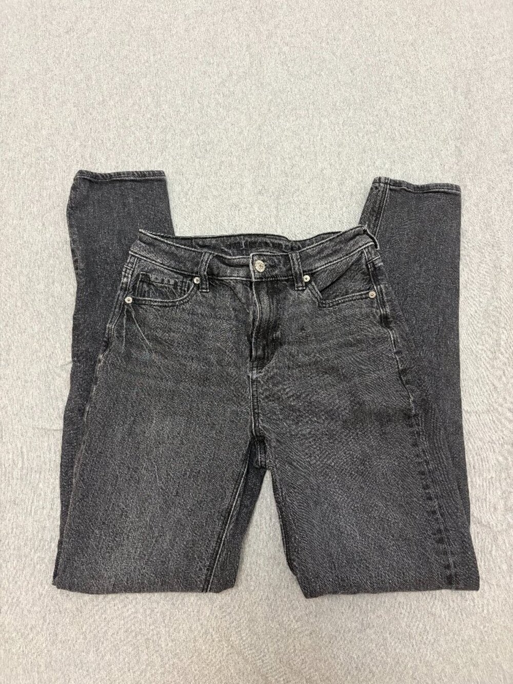 Women's American Eagle Black Mom Jeans Size 0 Long